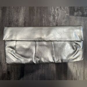 Style & Co. Shimmering Silver clutch Handbag